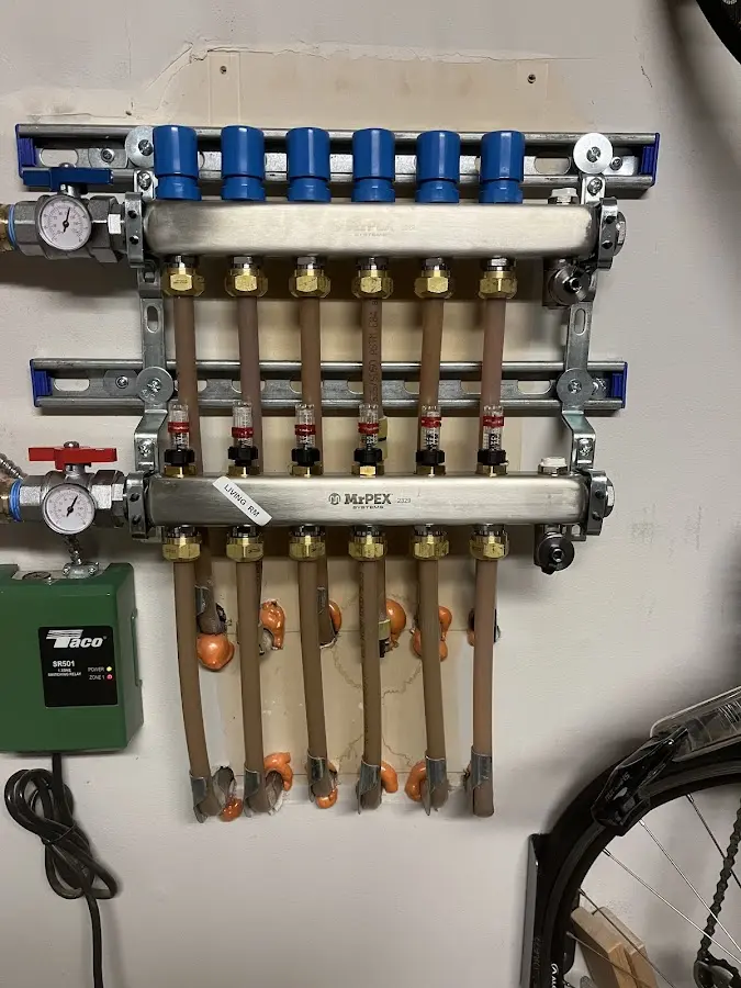 Plumber performing Leak Detection at a residential property in Kosciusko